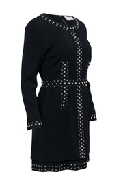 Current Boutique-A.L.C. - Black Madison Studded Dress Sz 8