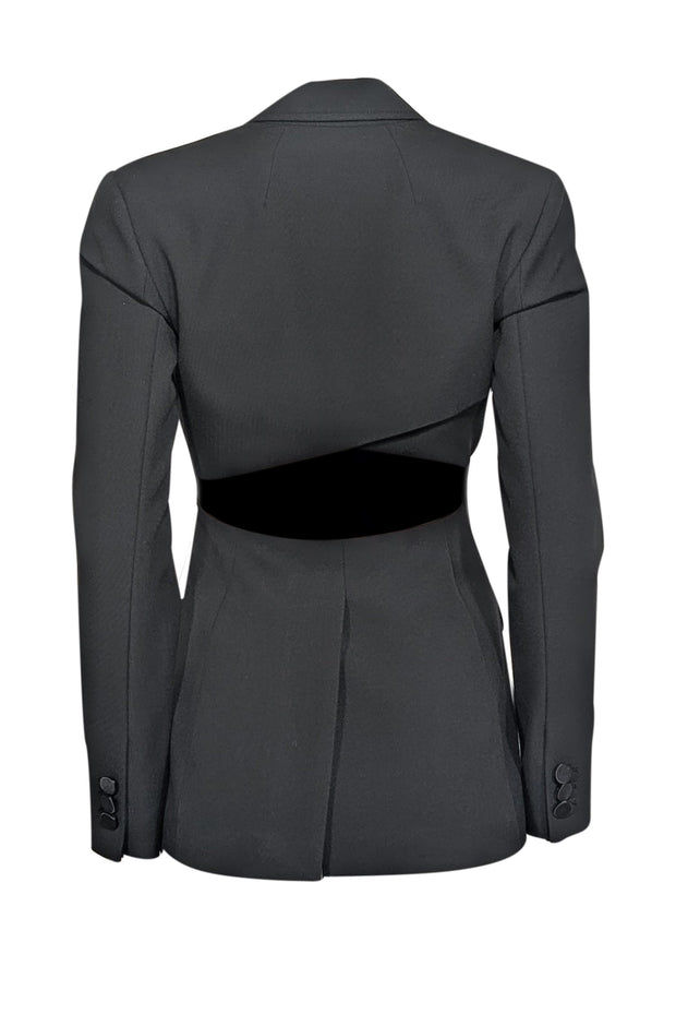 Current Boutique-A.L.C. - Black Open Back Tailored Blazer Sz 2