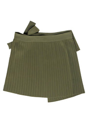 Current Boutique-A.L.C. - Green Pleated Wrap Skirt Sz 0