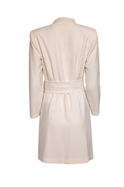 Current Boutique-A.L.C. - Light Pink Long Sleeve w/ Waist Tie Mini Dress Sz 8