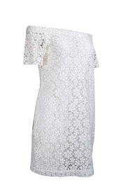 Current Boutique-A.L.C. - White Lace Off The Shoulder Dress Sz 4