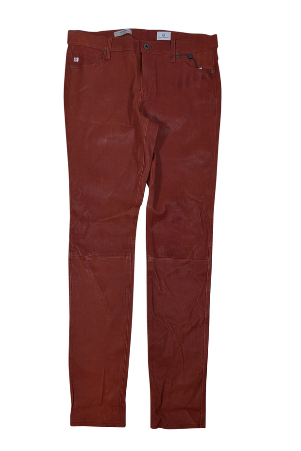 Current Boutique-Adriano Goldschmeid - Rusty Red Skinny Leg Pant Sz 14