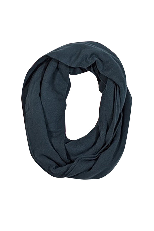 Current Boutique-Akris Punto - Juniper Green Wool & Cashmere Circle Scarf