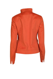 Current Boutique-Akris Punto - Orange Wool & Angora Jacket Sz 6