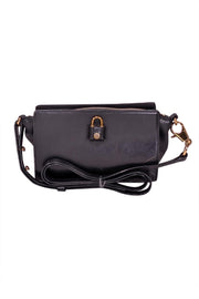 Current Boutique-Alexander Wang - Black Leather Gold Hardware Crossbody Bag