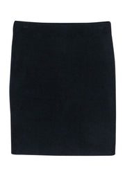 Current Boutique-Alexander Wang - Black Ribbed Knit Mini Skirt Sz S