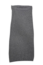 Current Boutique-Alexander Wang - Grey Wool & Rabbit Hair Blend Maxi Skirt Sz L