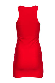 Current Boutique-Alexander Wang - Red Slink Sleeveless Bodycon Dress Sz S