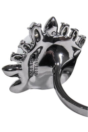 Current Boutique-Alexis Bittar - Gunmetal Grey Dual Ring w/ Bling Trim