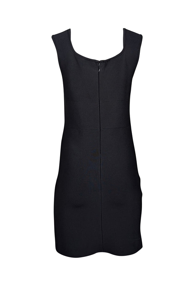 Current Boutique-Alice & Olivia - Black Bodycon Sleeveless Square Neck Dress Sz 8