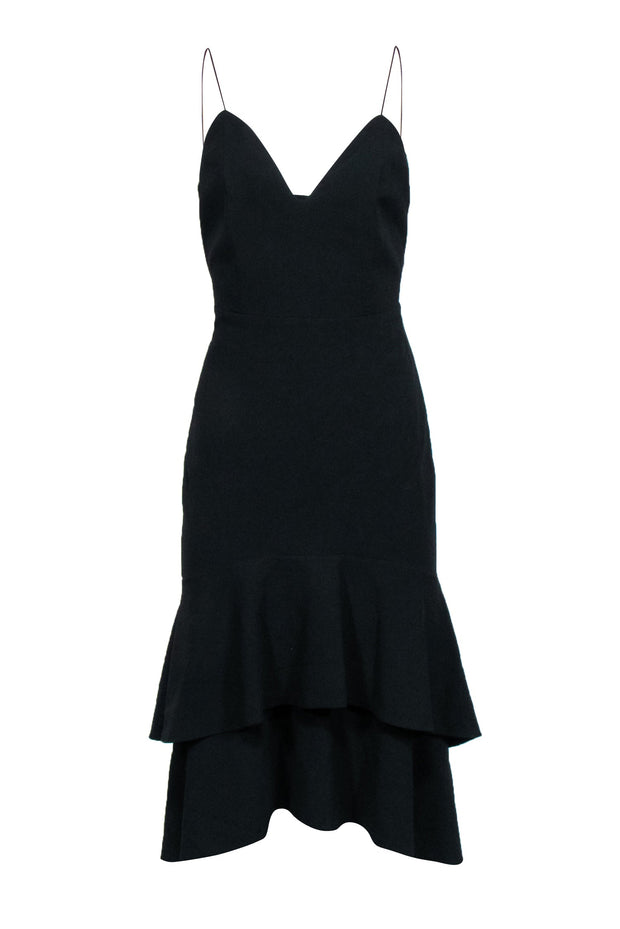 Current Boutique-Alice & Olivia - Black Sleeveless Midi Gown Sz 6