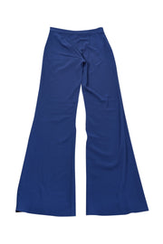 Current Boutique-Alice & Olivia - Blue Seamed Flare Pants Sz 4