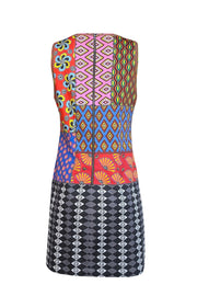 Current Boutique-Alice & Olivia - Multi Color Patchwork Print Sleeveless Dress Sz 12