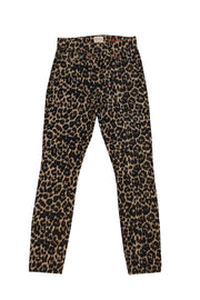 Current Boutique-Alice & Olivia - Tan & Black Leopard Print Jeans Sz 00