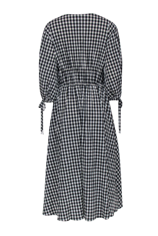 Current Boutique-Altuzarra - Black & White Gingham Maxi Dress Sz 10