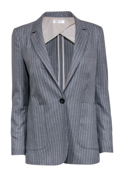 Current Boutique-Anine Bing - Grey Pin Stripe Blazer Sz M