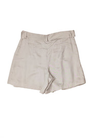 Current Boutique-Anne Fontaine - Beige Tie Waist Shorts Sz 12