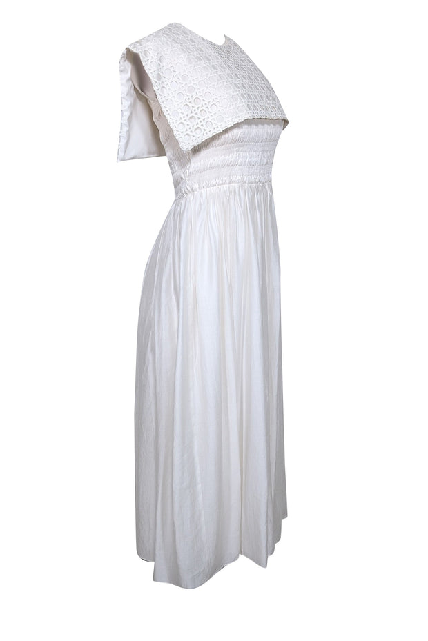 Current Boutique-Antonio Melani - White Eyelet Bodice Dress Sz 0