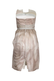 Current Boutique-BCBG Max Azria - Blush Strapless Layered Bust Cocktail Dress Sz 4