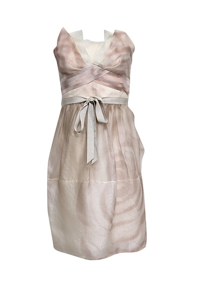 Current Boutique-BCBG Max Azria - Blush Strapless Layered Bust Cocktail Dress Sz 4