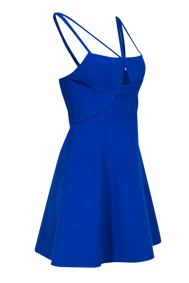 Current Boutique-BCBG Max Azria - Cobalt Blue Strappy Sleeveless Mini Dress Sz 2