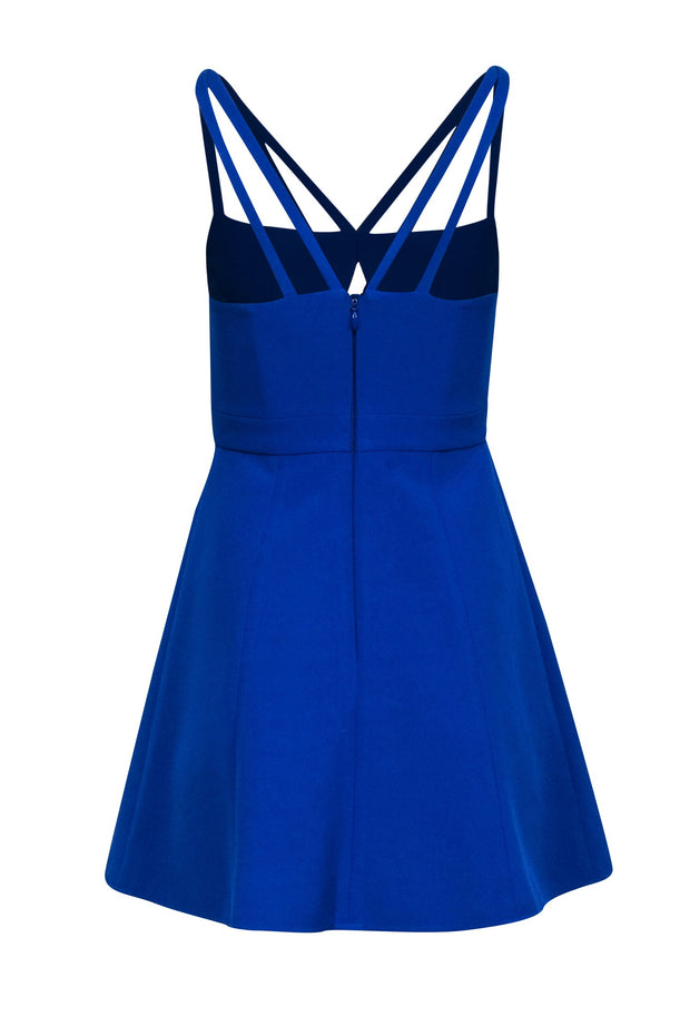 Current Boutique-BCBG Max Azria - Cobalt Blue Strappy Sleeveless Mini Dress Sz 2