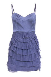 Current Boutique-BCBG Max Azria - Lilac Tulle Skirt Cocktail Dress Sz 0