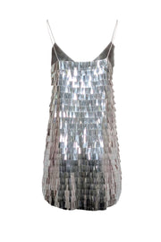 Current Boutique-BHLDN - White Sleeveless Iridescent Sequin Sleeveless Dress Sz 14