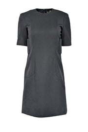 Current Boutique-Balenciaga - Black Short Sleeve Sheath Dress Sz 6