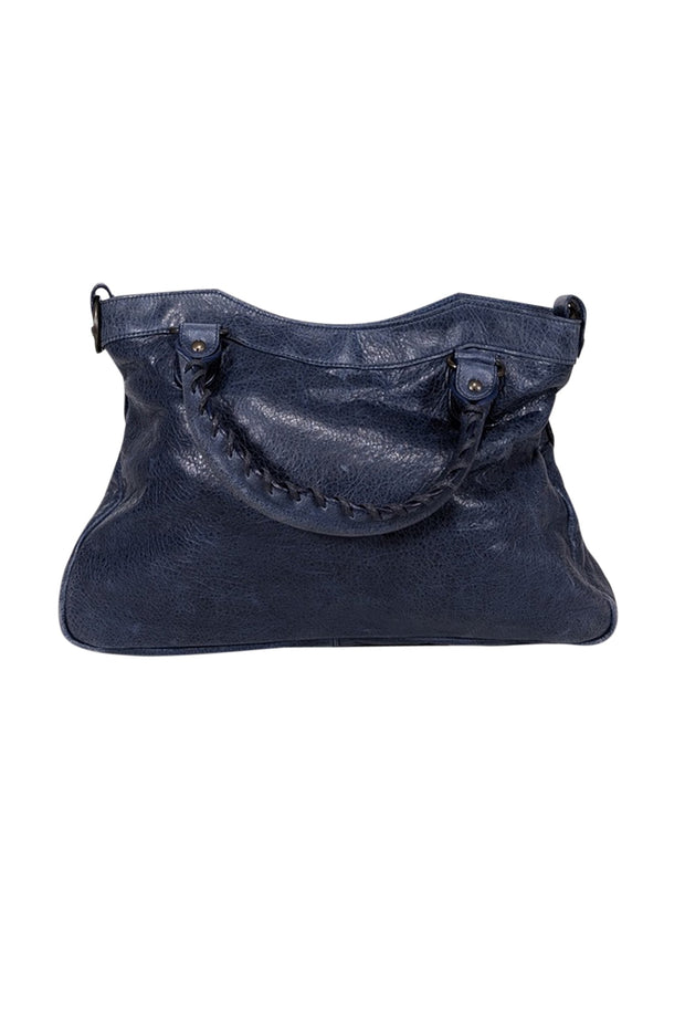 Current Boutique-Balenciaga - Navy Leather City Crossbody Bag