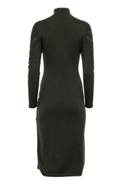 Current Boutique-Barrie - Olive Green Cashmere Knit Dress Sz S