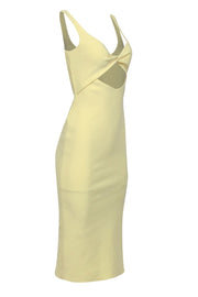 Current Boutique-Bec & Bridge - Pale Yellow Cut Out Sleeveless Dress Sz 4