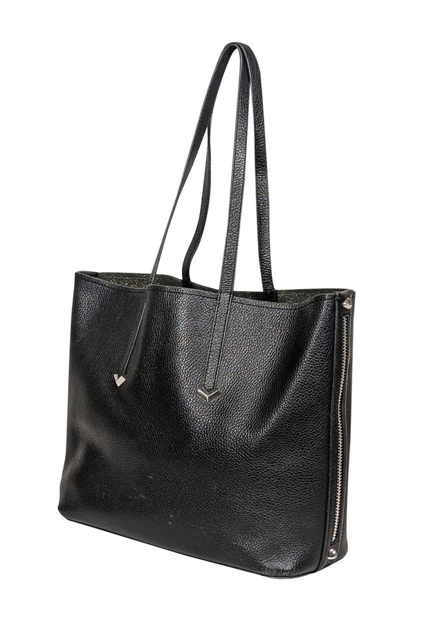 Current Boutique-Botkier - Black Pebbled Leather Tote Bag