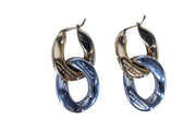 Current Boutique-Bottega Veneta - Gold & Silver Chain Earrings