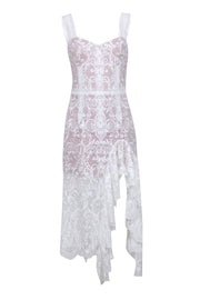 Current Boutique-Bronx & Banco - Ivory Eyelet Lace Sleeveless "Tiffany Blanc" Dress Sz M