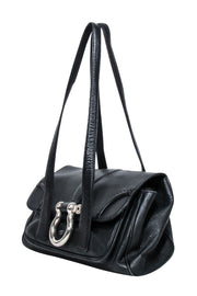 Current Boutique-Burberry - Black Leather Shoulder Bags