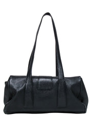 Current Boutique-Burberry - Black Leather Shoulder Bags