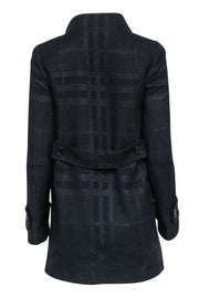 Current Boutique-Burberry - Black Tweed Coat Sz 4