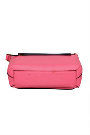 Current Boutique-Burberry - Hot Pink Pebbled Leather Front Flap Crossbody Bag