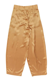 Current Boutique-By Malene Birger - Gold Satin Dress Pants Sz 10