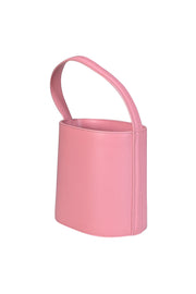 Staud - Light Pink Leather Bisset Bucket Bag - Current Boutique