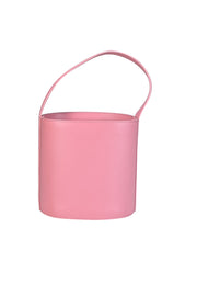 Staud - Light Pink Leather Bisset Bucket Bag - Current Boutique