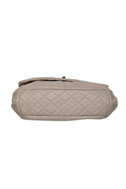 Chanel - Beige Quilted Medium Trainon Flap Shoulder Bag