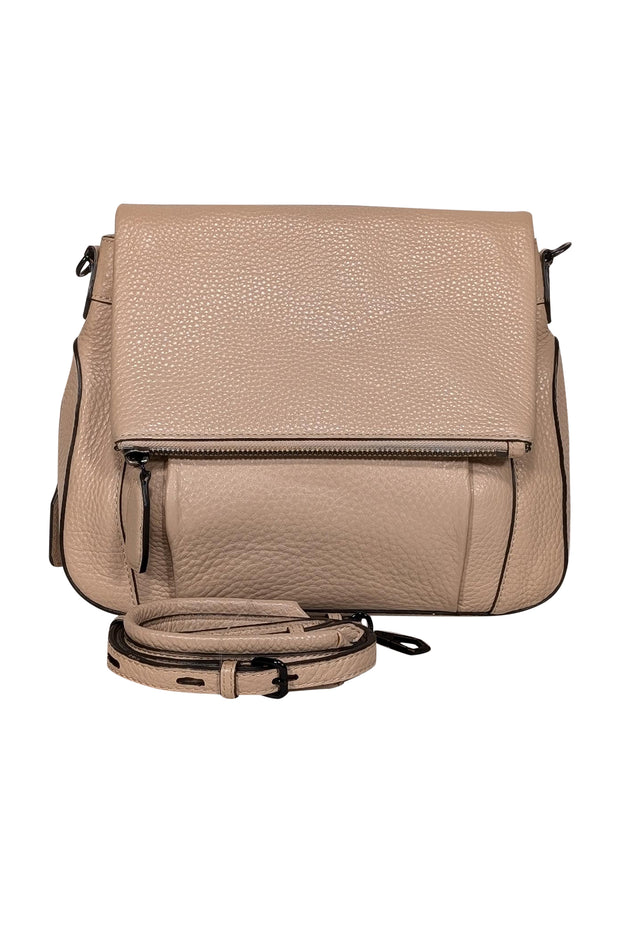 Rebecca Minkoff - Beige Pebbled Leather Crossbody Bag