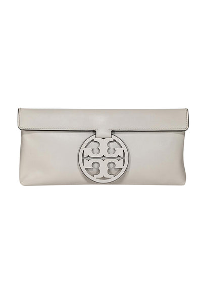 Tory Burch - Ivory Leather "Miller" Clutch"