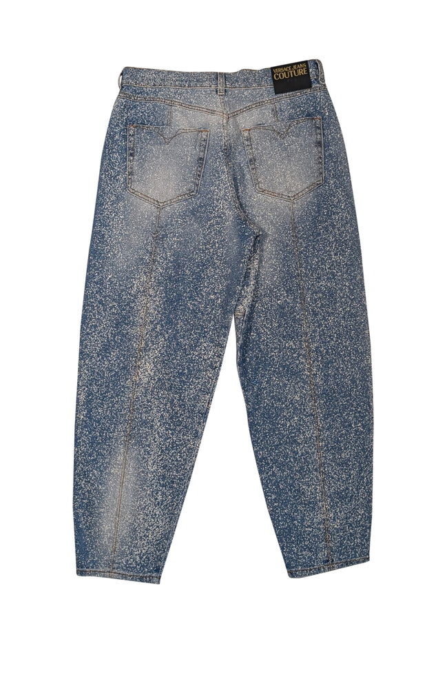 Versace Jeans Couture - Blue Acid Speckle Wash Jeans Sz 4