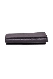 Valentino by Mario Valentino - Black Pebbled Leather Wallet