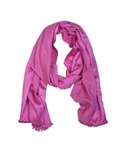 Bajra - Pink Cashmere &amp; Silk Blend Scarf