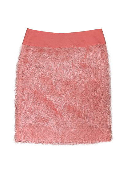 Worth New York - Pink Fringe Pencil Skirt Sz 2