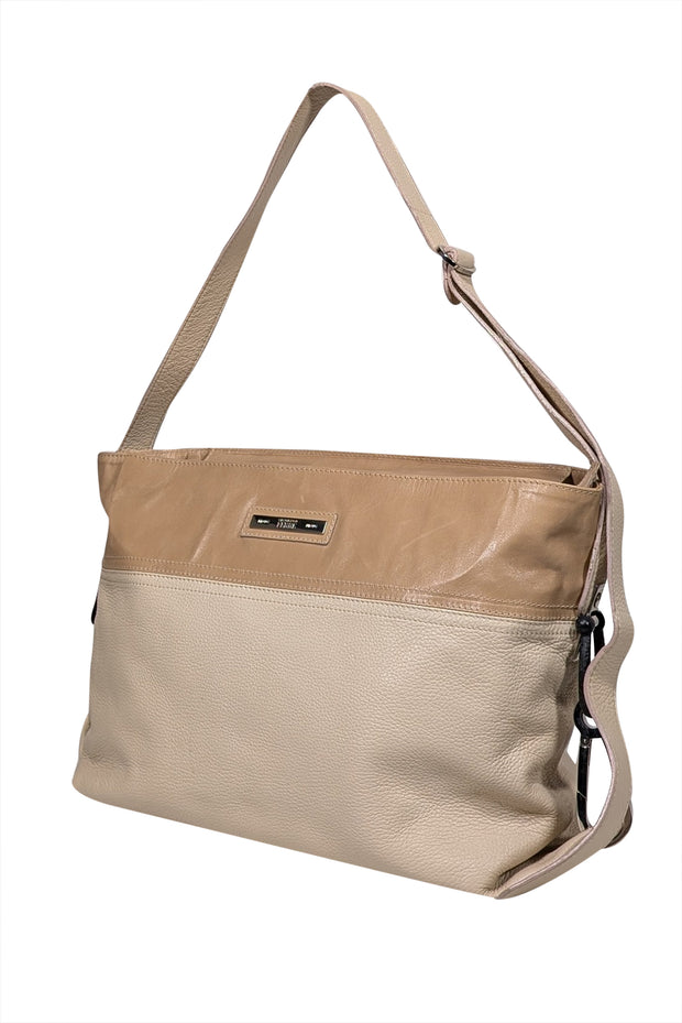 Current Boutique-Gianfranco Ferre - Beige Leather Large Shoulder Bag